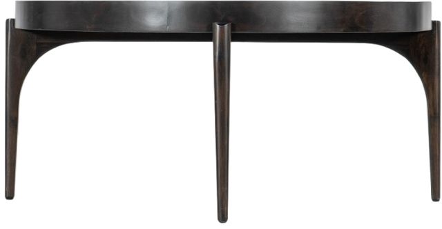 Hooker® Furniture Commerce and Market Dark Natural Round Cocktail Table-3