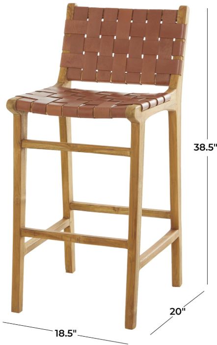 Deco Marche U Select Brown Bar Stool-3