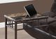 Monarch Specialties Inc. Cappuccino Bronze Accent Table-2