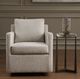 Uttermost® Tisdell Cream Swivel/Glider Chair-1