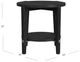 Bassett Mirror Whitefield Black End Table-3