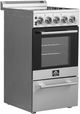 FORNO® Lazio 20" Stainless Steel Pro Style Electric Range-1