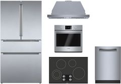 Bosch 5 Piece Stainless Steel Kitchen Package