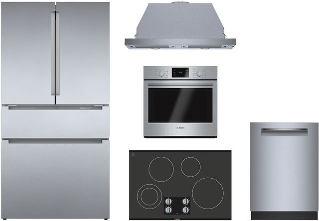 Bosch 5 Piece Stainless Steel Kitchen Package-0
