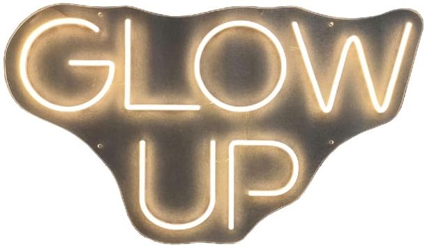 Classy Living Enlightened Glow Up Neon Sign-0