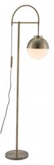 Zuo® Waterloo White/Brushed Bronze Floor Lamp-1