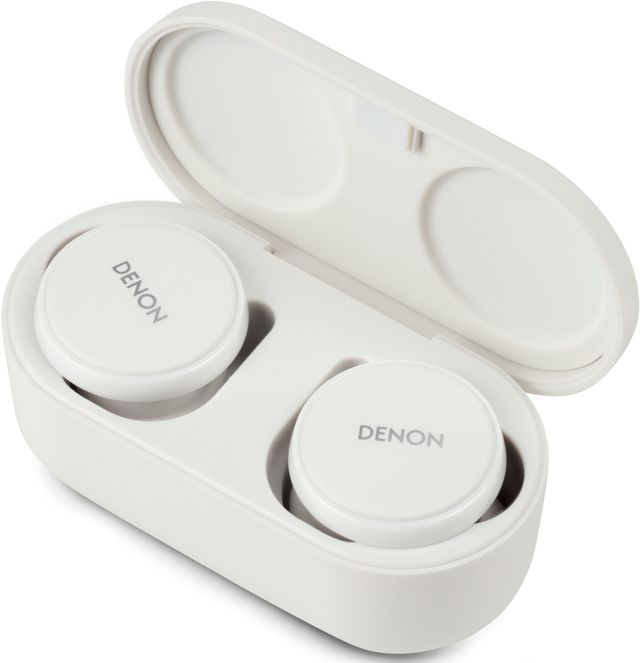 Denon® PerL Pro White Wireless Noise Cancelling Earbuds-2