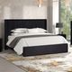 Furniture of America® Hildesheim 4-Piece Black Modern Contemporary Queen Bedroom Set-2