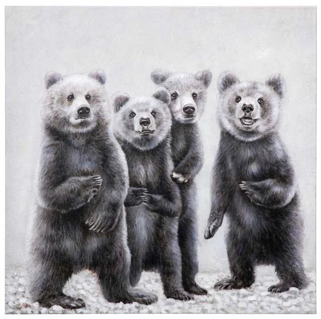 YHD Beary Cute Wall Art-0