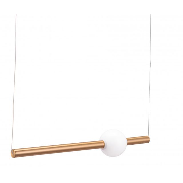 Zuo® Modern Adeo Gold Ceiling Lamp-0