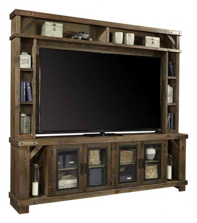 aspenhome® Sawyer Brindle 98" Console and Hutch-0