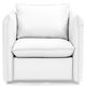 VIG Furniture Divani Casa Tamworth White Swivel Lounge Chair-1