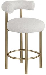 Cream-Brushed Brass