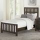 Vaughan-Bassett Cottage Too Coffee Youth Full Slat Footboard-0