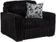 Signature Design by Ashley® Midnight-Madness Onyx Chair and a Half-0
