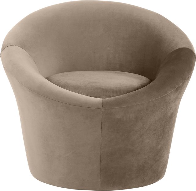 Meridian Furniture Tristan Taupe Velvet Upholstered Accent Chair-1