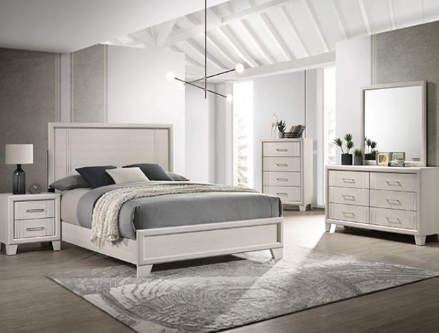Crown Mark Charlie Beige Nightstand-1