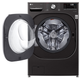 LG Black Steel Front Load Laundry Pair-2