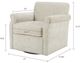 Olliix by Madison Park Cream Aldrich Swivel Chair-2