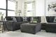 Signature Design by Ashley® Ballinasloe Smoke Oversized Accent Ottoman-3