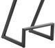 Armen Living Atlantis Matte Black/Vintage Gray Counter Stool-3