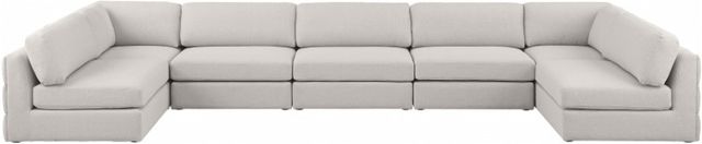 Meridian Furniture Beckham 7-Piece Beige Modular Sectional Sofa Set-1