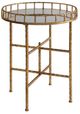 Uttermost® Tilly Glass Top Accent Table with Gold Frame-0