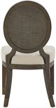 Universal Explore Home™ Montclair Cocoa/Silken Fog Oval Side Chair-3