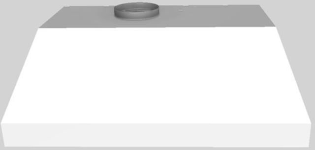 Vent-A-Hood® 36" White Wall Mounted Liner Insert