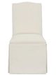 Fairfield® Customizable Entree Dining Camel Short Back Skirted Dining Chair with Tobacco Legs-1