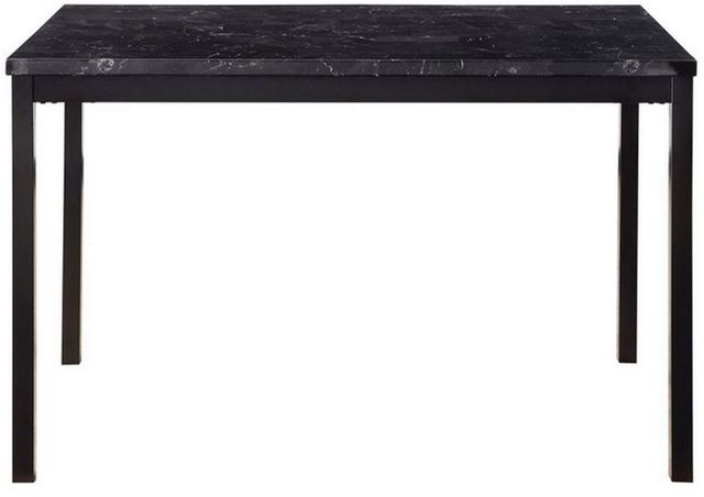 Mazin Furniture Tempe Black Dining Table with Faux Marble Top-0