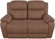 La-Z-Boy® Dorian Mocha Leather Manual Reclining Loveseat-1