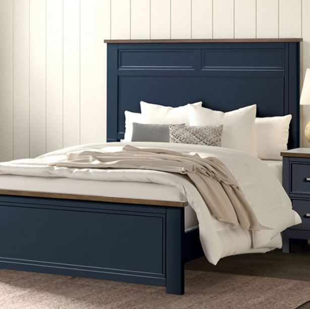 Furniture of America® Pinetop 4-Piece Blue Twin Bedroom Set -1