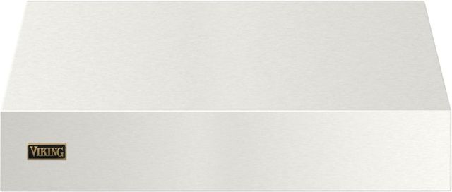 Viking 5 Series 36" Pure White Wall Mounted Range Hood with Brushed Brass Trim and Ventilator-0