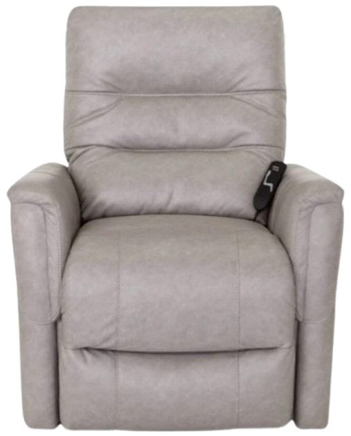 Franklin™ Houston Jester Silver 3-Way Chaise Power Lift Recliner-2