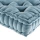 Olliix by Intelligent Design Aqua Azza Poly Chenille Square Floor Pillow Cushion-1