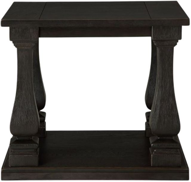 Signature Design by Ashley® Wellturn French Black End Table-1