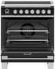 Fisher & Paykel Series 9 30" Black Pro Style Induction Range-1