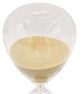 A & B Home Ferdinand Clear/White 15-Minute Hourglass-1