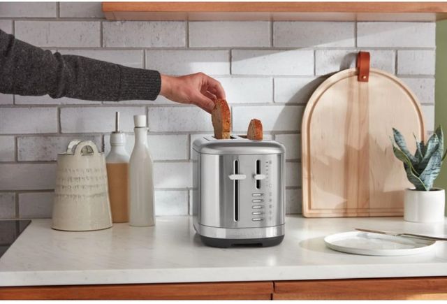 KitchenAid® 2 Slice Brushed Stainless Steel Toaster-3