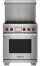 Wolf® 20" Stainless Steel Range Riser with Shelf-1
