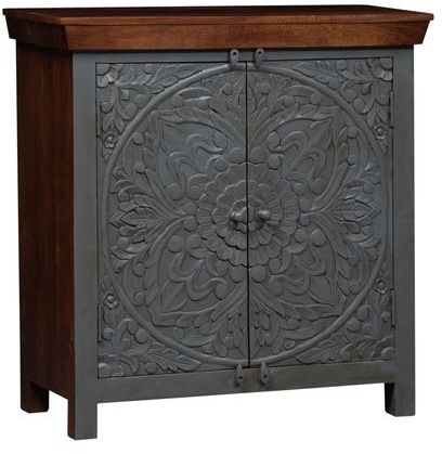 Liberty Furniture Sahana Teal/Warm Nutmeg Accent Cabinet-0