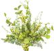 A & B Home Green Mixed Berry/Fern/Leaves Drop-1