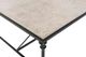 Bernhardt Galesbury Beige Travertine Cocktail Table with Antique Silver Base -2