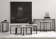 Bernhardt Hathaway White End Table with Oil-Rubbed Bronze Base-3