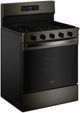 Whirlpool® 30" Black Stainless Steel Freestanding Gas Range with Air Cooking Technology-4