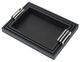 A & B Home Marilou 3-Piece Gray Decorative Nesting Tray Set-3