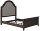 Liberty Furniture Paradise Valley Flax Tweed/Saddle Brown Queen Upholstered Panel Bed-0
