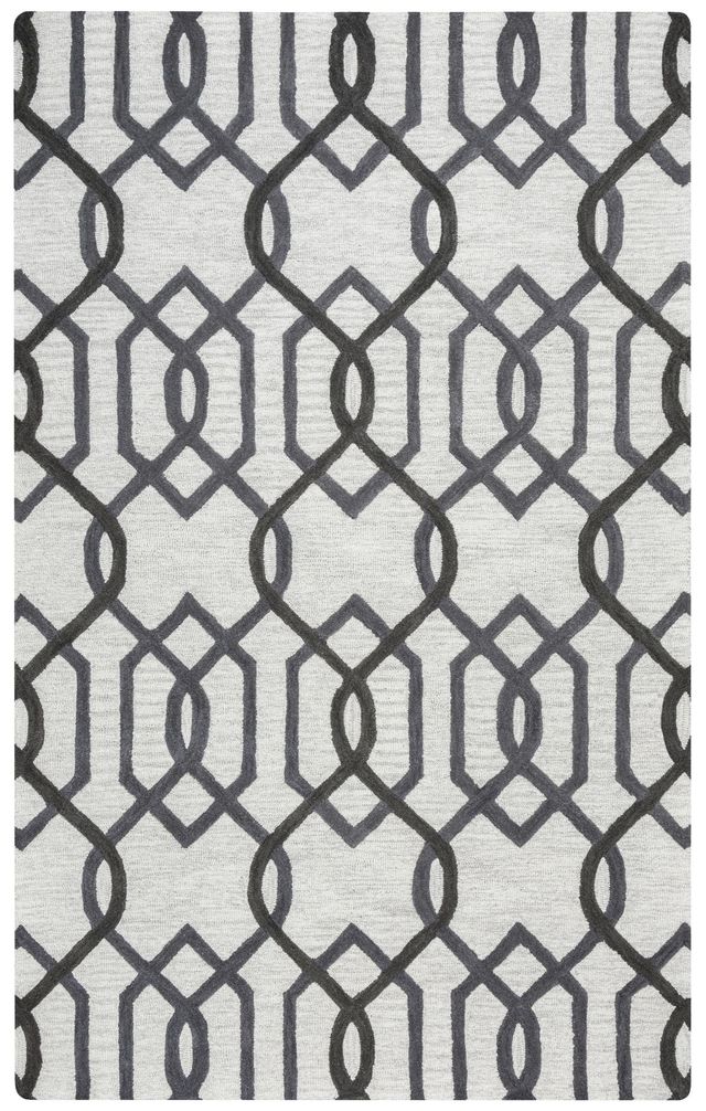 Rizzy Home Caterine Gray 6'6" x 9'6" Rug-0