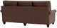 Bassett® Furniture Customizable True Custom® Leather Roll Arm Sofa-3